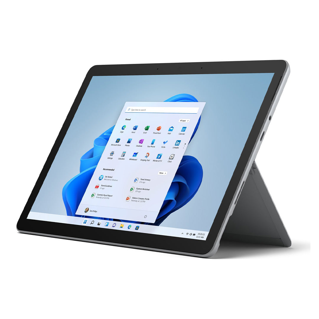 Microsoft Surface Go 3 10,5-inch tablet met 128 GB opslag en 8 GB RAM, ruimtegrijs, met touchscreen, perfect voor mobiel werken.